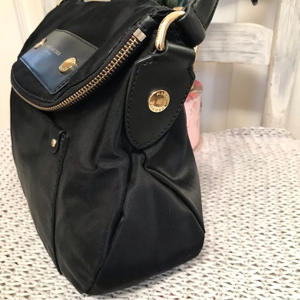 Marc Jacobs New York preppy Nylon Natasha Crossbosy Bag Black